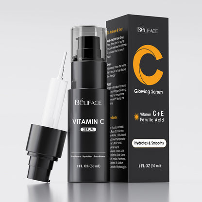 Béliface C E Ferulic Serum – Brightening & Anti-Aging Vitamin C for Face (1 fl oz)