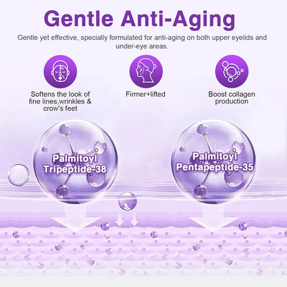 BéLIFACE Eye Cream Anti Aging for Wrinkles with Peptide & Hyaluronic Acid for Fine Lines